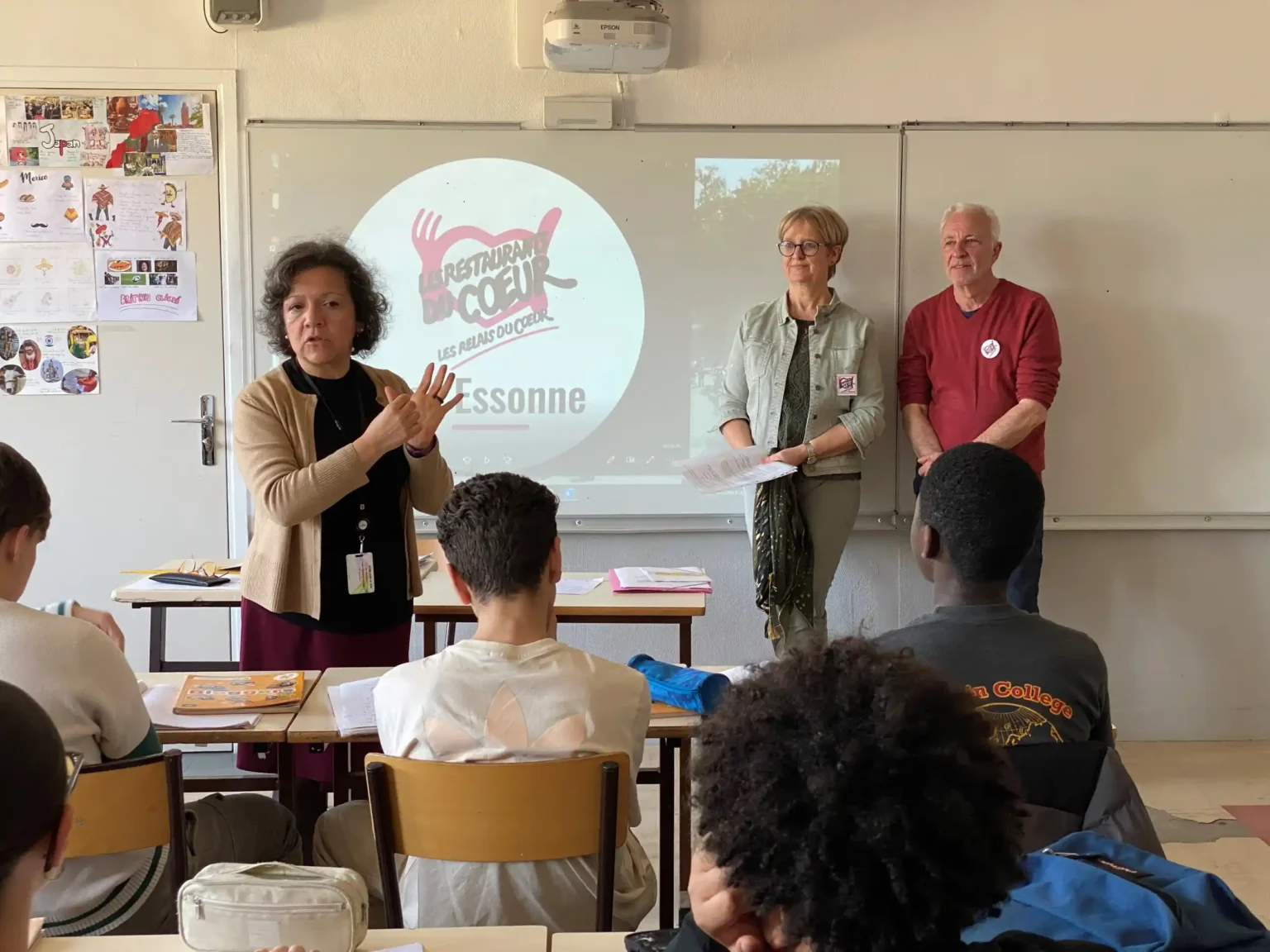 Sara et resto du coeur